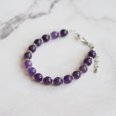 Minerální náramek- Ametyst