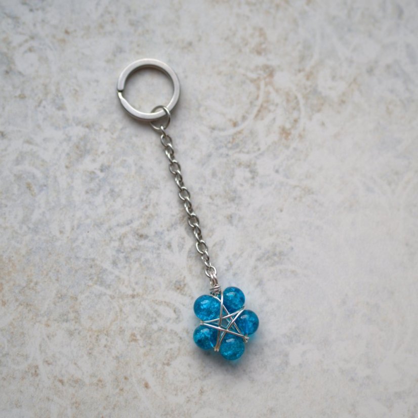 Hvězdná klíčenka - Barva: Tmavá modrá