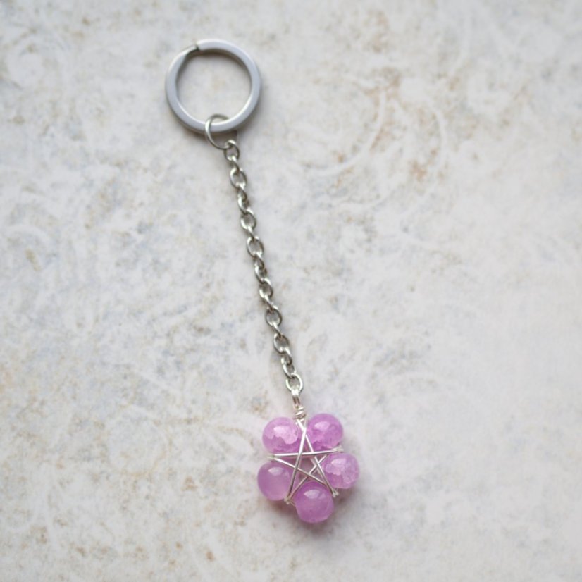 Hvězdná klíčenka - Barva: Tmavá modrá