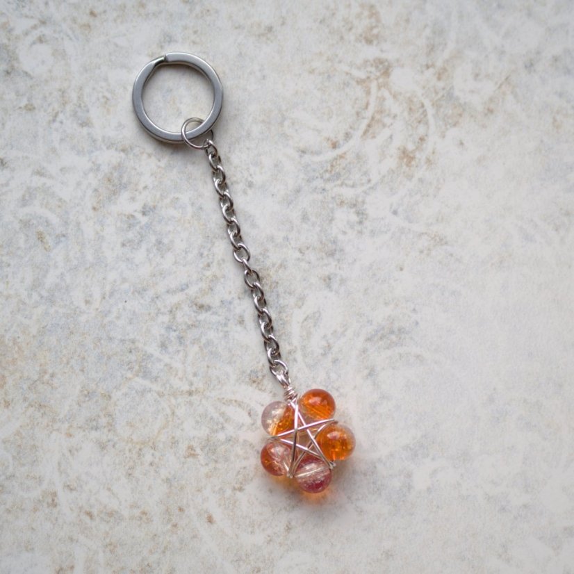 Hvězdná klíčenka - Barva: Tmavá modrá