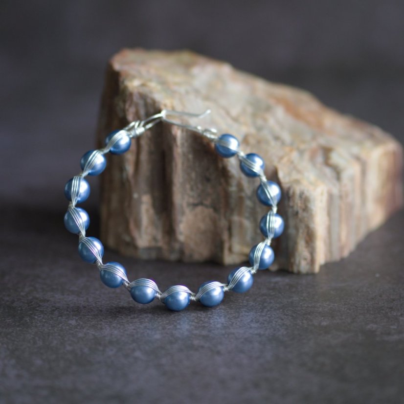 Drátěný náramek - Barva: zelený bronzový