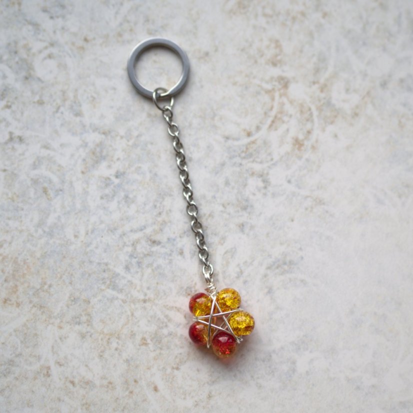 Hvězdná klíčenka - Barva: Tmavá modrá