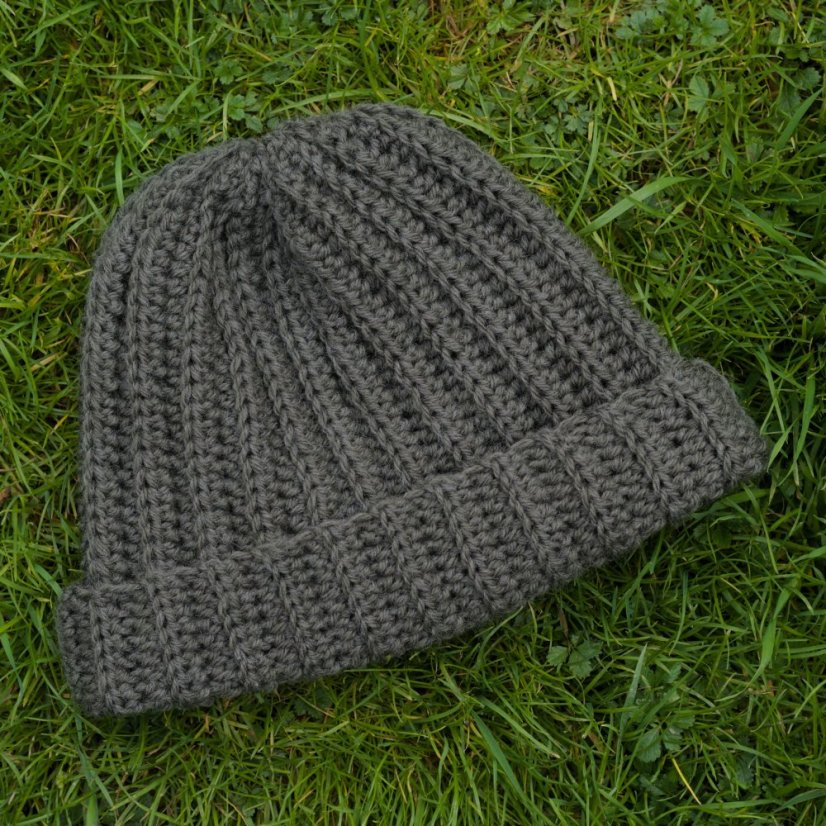 Jednoduchá vlněná čapka - Barva: Zelená