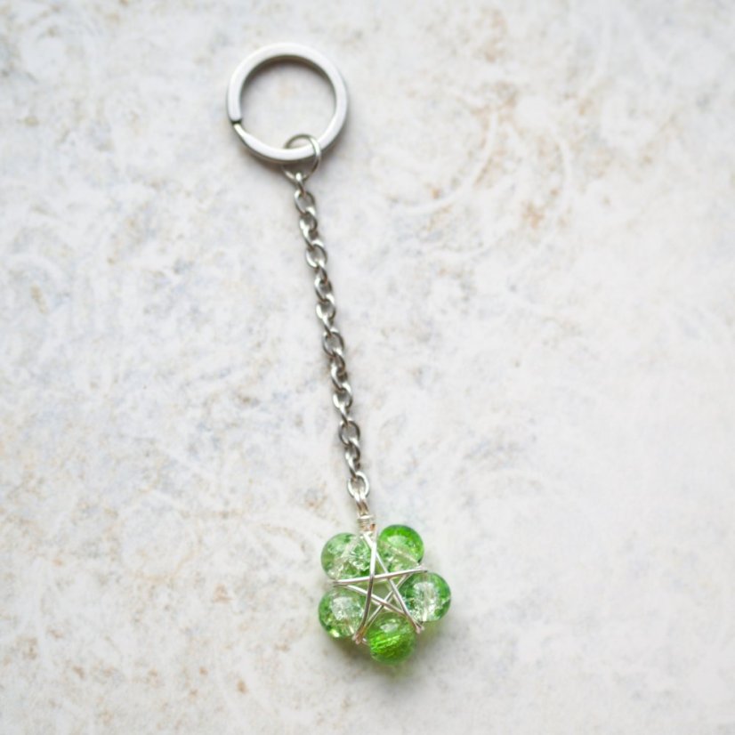 Hvězdná klíčenka - Barva: Zelená