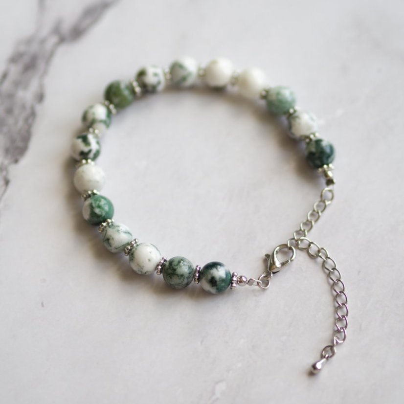 Náramek ze stromečkového achátu