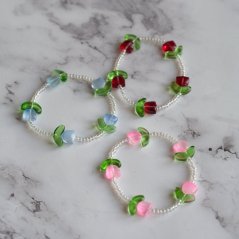 Náramky s tulipány - DIY sada