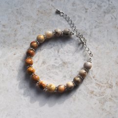 Náramek z krajkového achátu