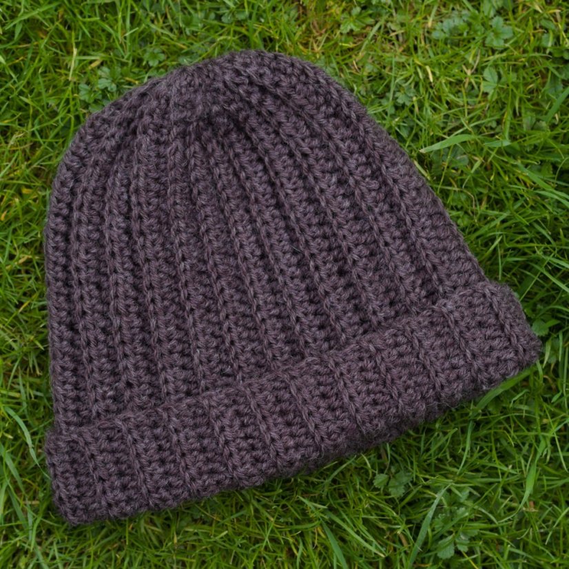 Jednoduchá vlněná čapka - Barva: Zelená