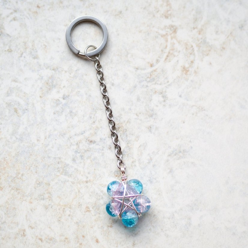 Hvězdná klíčenka - Barva: Tmavá modrá